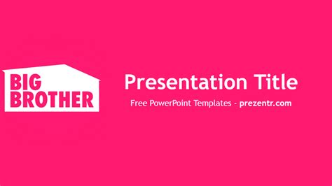 pbb template ppt|Big Brother PowerPoint Templates & Google Slides Themes.